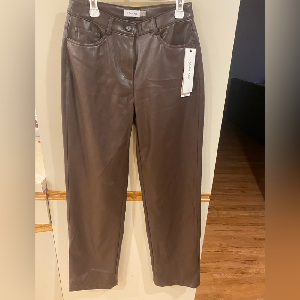 Women calvin klein laser pants